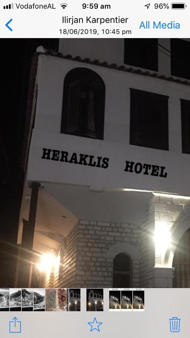 Heraklis Hotel Berati Exterior foto